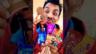 Oreo Dhoni biscuit 🤣aur Kitkat chocolate 🍫parlegtigerglucosemunch5050baroneappyshortsfeed [upl. by Erelia]