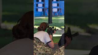 USNA Plebe Summer Bravo Company Pistol and Rifle Training [upl. by Nomed]