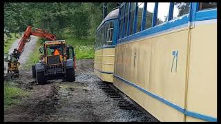 Maintenance and signs of life at Lian tramstation Trondheim Norway [upl. by Nnaerb458]