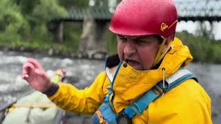 Securing bags in your canoe for white water paddling [upl. by Karen]