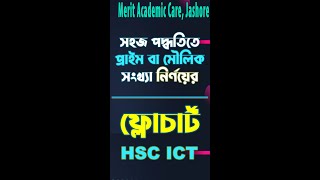 মৌলিক সংখ্যার ফ্লোচার্ট অঙ্কন  HSC ICT Chapter 5  Programming C  Prime Number Flowchart [upl. by Vincenz]