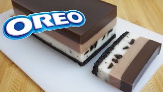 RESEP PUDING LAPIS COKLAT OREO MILO [upl. by Snyder]