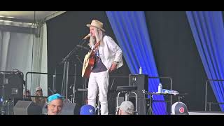 Steve Poltz quotGlass Eyeballquot monolog NewportFolkFest 72624 [upl. by Stronski]