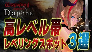 高レベル帯レベリングスポット３選！【ウィズダフネ  ウィザードリィダフネ  Wizardry Daphne】 [upl. by Eustacia]