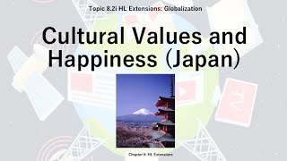 IB Psych Lesson Plan Globalization 81 Individualism and Happiness Japan [upl. by Youngman]