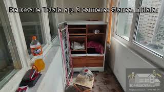 Renovare Totala Apartament 2 Camere  Bucuresti [upl. by Adnicul]