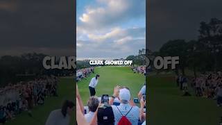 CAITLIN CLARK HITS BYSTANDER WITH GOLF BALL golf wnba caitlinclark [upl. by Eenej]