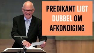 HILARISCH PREDIKANT LIGT DUBBEL OM AFKONDIGING [upl. by Drallim]