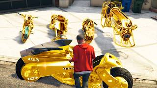 ROBANDO TODAS las SUPER MOTOS de GTA 5 [upl. by Lertnom878]