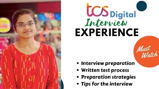 TCS Digital Interview experience 2023  TCS digital interview questions  TCS Digital  freshers job [upl. by Hey]