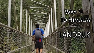 POKHARA TO LANDRUK  WAY TO HIMALAY  SHORT ONE DAY TRIP  NEPAL [upl. by Anaerol]