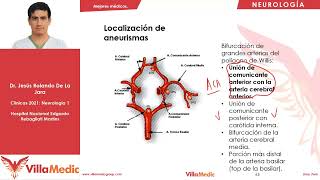 Enfermedad cerebrovascular parte 2  Villamedic Clínicas [upl. by Nylsirhc876]