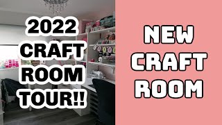 I am BACK 2022 NEW CRAFT ROOM TOUR😍❤️ [upl. by Rhianna]