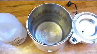 Water Distiller  How to Clean with Vinegar  Before and After [upl. by Atirehgram]