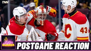 Flames  Canucks Postgame Reaction  FN After Burner  Game 1 [upl. by Vernen219]