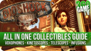 Bioshock Infinite  All Collectibles Guide  Voxophones  Kinetoscopes amp Telescopes  Infusions [upl. by Barn81]