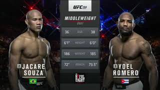 Jacare Souza vs Yoel Romero [upl. by Ban445]