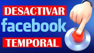 Cómo SUSPENDER una CUENTA de FACEBOOK TEMPORALMENTE 2024❌ [upl. by Htiel]