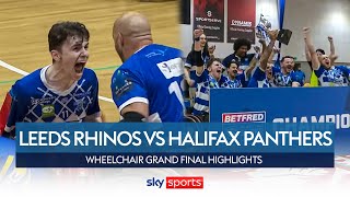 HIGHLIGHTS Panthers claim title in THRILLING final  Leeds Rhinos 4852 Halifax Panthers [upl. by Rozella758]