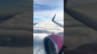 Wizz air line sky view shortvideo wizzair [upl. by Enelrae564]