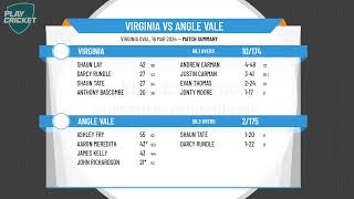 Para Districts Cricket Association  Grade 1  Semi Final 1  Virginia v Angle Vale  Day 2 [upl. by Breen604]