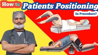 Patients Positioning in hospital  Patient position used in different procedure [upl. by Isidro]