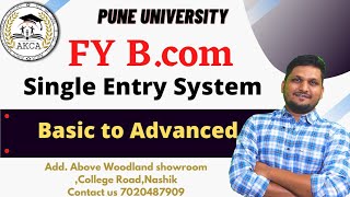 Lec 02 Single Entry  FY Bcom Accounts  Basics to Advanced [upl. by Nilo]