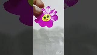 Colouring 💜💛💚 paper da kr beautiful flower 🌸 ka 🤩😲🌸🥰😘🌸😍😱🌸 viral viral short video [upl. by Neerom]