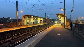 Class 45118 amp 47712 Passing East Boldon 081124 [upl. by Elauqsap]