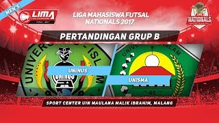 UNINUS vs UNISMA di LIMA Futsal Nationals 2017 Mens [upl. by Yliak]