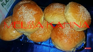 pain burger très réussit خبز البرغر ناجح مليون في المئة [upl. by Aufa]