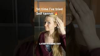 Self tanner honest review 🔥 or first time I’ve tried self tanner 🫡 [upl. by Nawek]