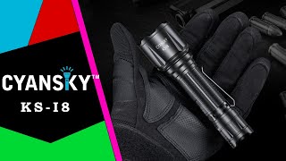 Cyansky K3I8 🚨 Taktyczna latarka IR  Recenzja 4K [upl. by Airot]