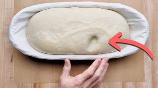 Use the poke test to STOP overproofing your dough [upl. by Lallage]