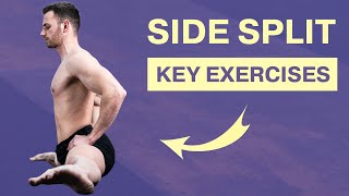 The New Method On 3 Key Exercises For The Side Split [upl. by Inram]