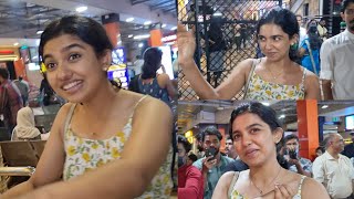 Actress Mamitha Baiju Spotted At Theatre  Mamitha Baiju New Look  Mamitha Baiju Latest Video [upl. by Ahsiakal]