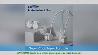 Hanging Neck Fan Power ventilador Bladeless Neckband Fan Portable Mini Air Cooler USB Rech [upl. by Eilsehc936]