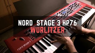 Nord Stage 3 HP76  Wurlitzer [upl. by Beasley]