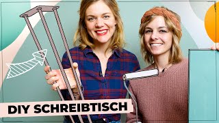 Schreibtisch easy selber bauen DIY zum Nachmachen [upl. by Ninaj]