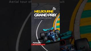 F1 – aerial tour of Melbourne Grand Prix Circuit [upl. by Ecyt]