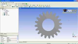 ANSYS WORKBENCH MODELING TUTORIAL9 [upl. by Kcirret]