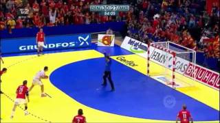 Mikkel Hansen VS Kiril Lazarov EHF EURO 2012 Championship Denmark VS Macedonia [upl. by Kurzawa]