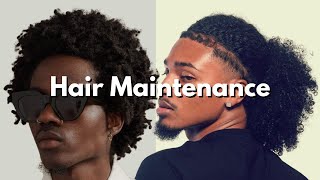 How to Grow Thicker amp Healthier Hair Black Men [upl. by Kieffer]