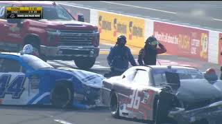 Alex Labbe and Rajah Caruth hard crash  NASCAR Xfinity Series at Pocono [upl. by Audras8]