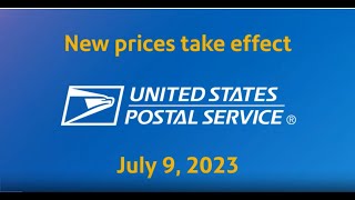 USPS Rate Change Highlights – July 9 2023 [upl. by Aleehs]