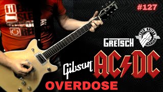 Fred Guitar Maniac  Gretsch G5222 Double Jet  Gibson SG std  ACDC  Overdose [upl. by Ahsonek129]