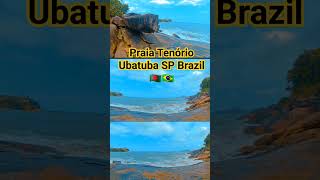 praia Tenório Ubatuba SP Brazil 🇧🇩🇧🇷beach beachwalkbrazil braziltourism somoynews360turismo [upl. by Shewchuk703]