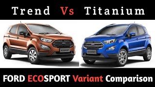 FORD EcoSport Trend Vs Titanium [upl. by Niryt]