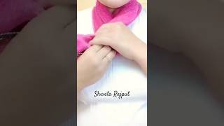 Easy Scarf Method  fashion scarf shorts scarfstyle viral youtubeshorts trending scarves [upl. by Anirrok502]