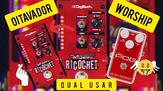 Whammy Ricochet Oitavador Worshippedalboard guitarraworship pedal worship [upl. by Salvador]